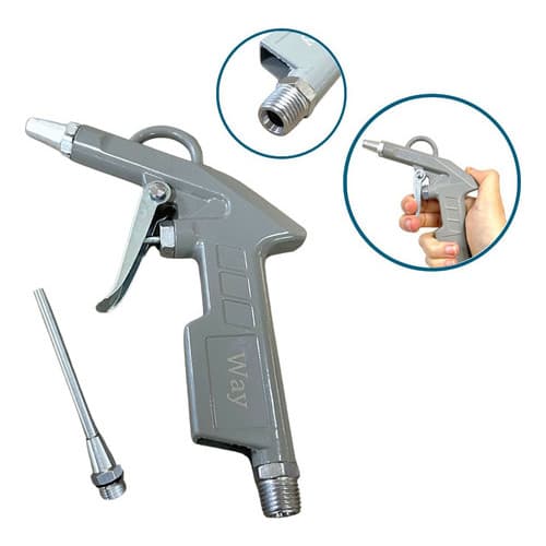 Pistola Ar Comprimido Importway Para Limpeza Pressão 3-5bar