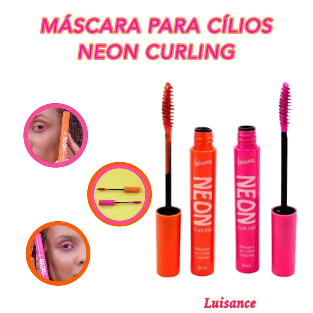 Máscara Para Cilios Rimel Neon Curling Luisance