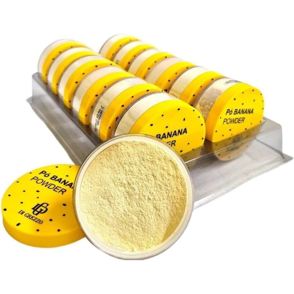Pó Banana Efeito Translúcido - Acabamento Matte, Antioleosidade e Longa Duração
