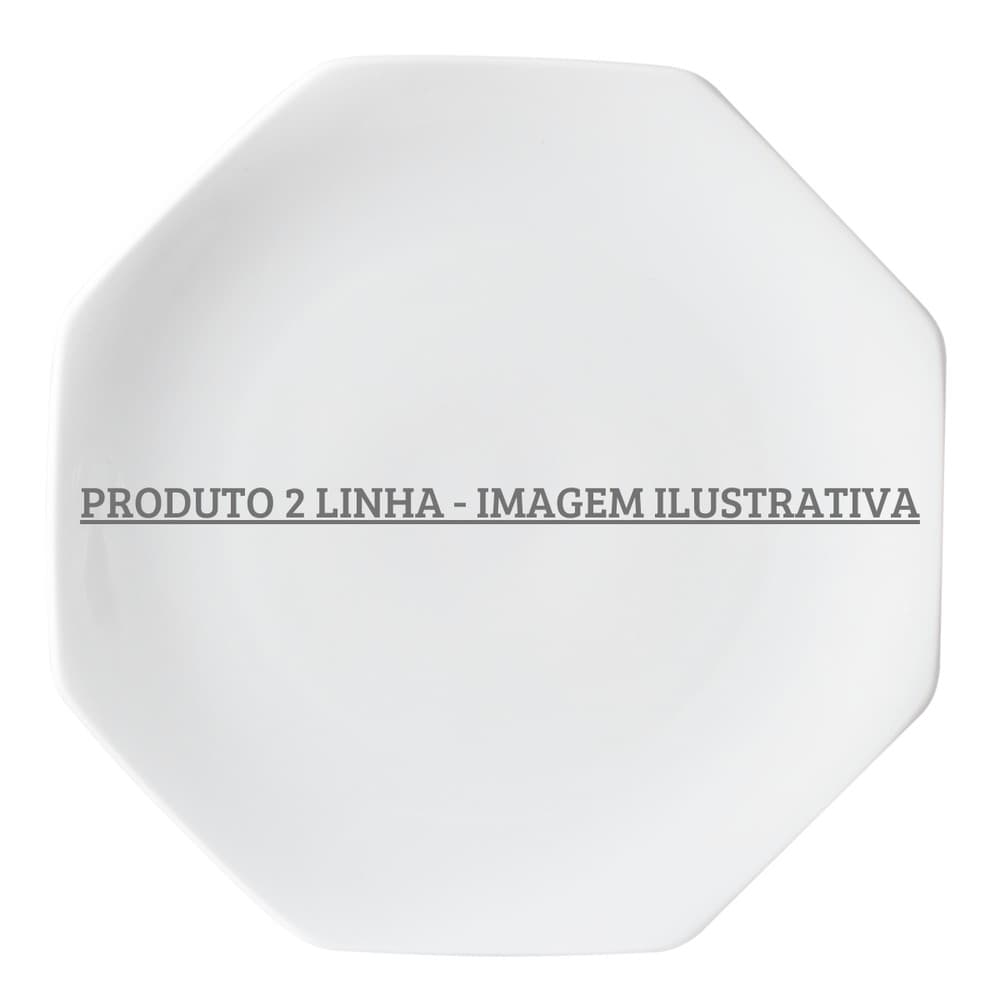 Prato Raso 28cm Porcelana Schmidt - Mod. Orion 078 2° LINHA