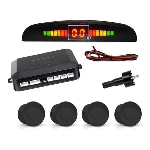 Sensor De Estacionamento Preto 4 Sensores