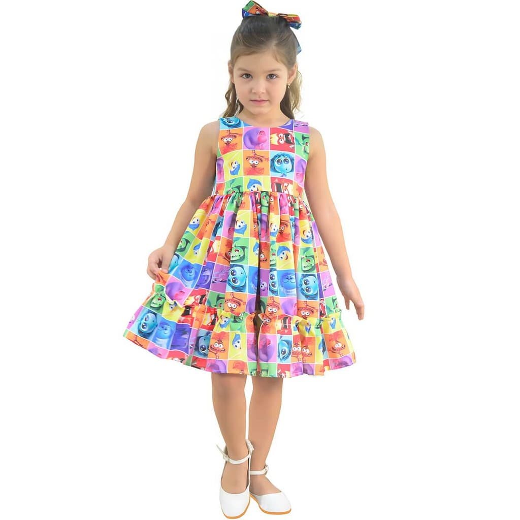 Vestido Divertida Mente 2 Mini Fashionista