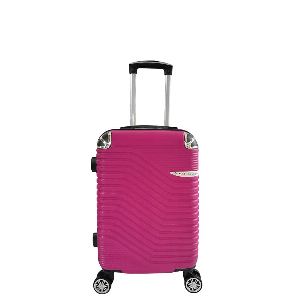 Mala de viagem 10kg  55x35x25 cm com rodinha, peguenta 360° Ads, para ir a bordo do avião. 2 zíper, SKU:/0902