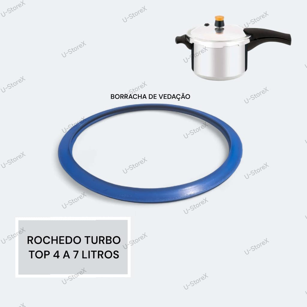 Borracha Panela Pressão Rochedo Turbo Top 4,5l Tipo Original