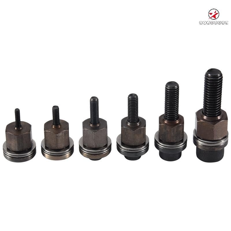 6 Pçs Mão Rebite Porca Cabeça Porcas Instalação Simples Manual Rebitador Rivnut Ferramenta Acessório Para M3 M5 M6 M8 M1