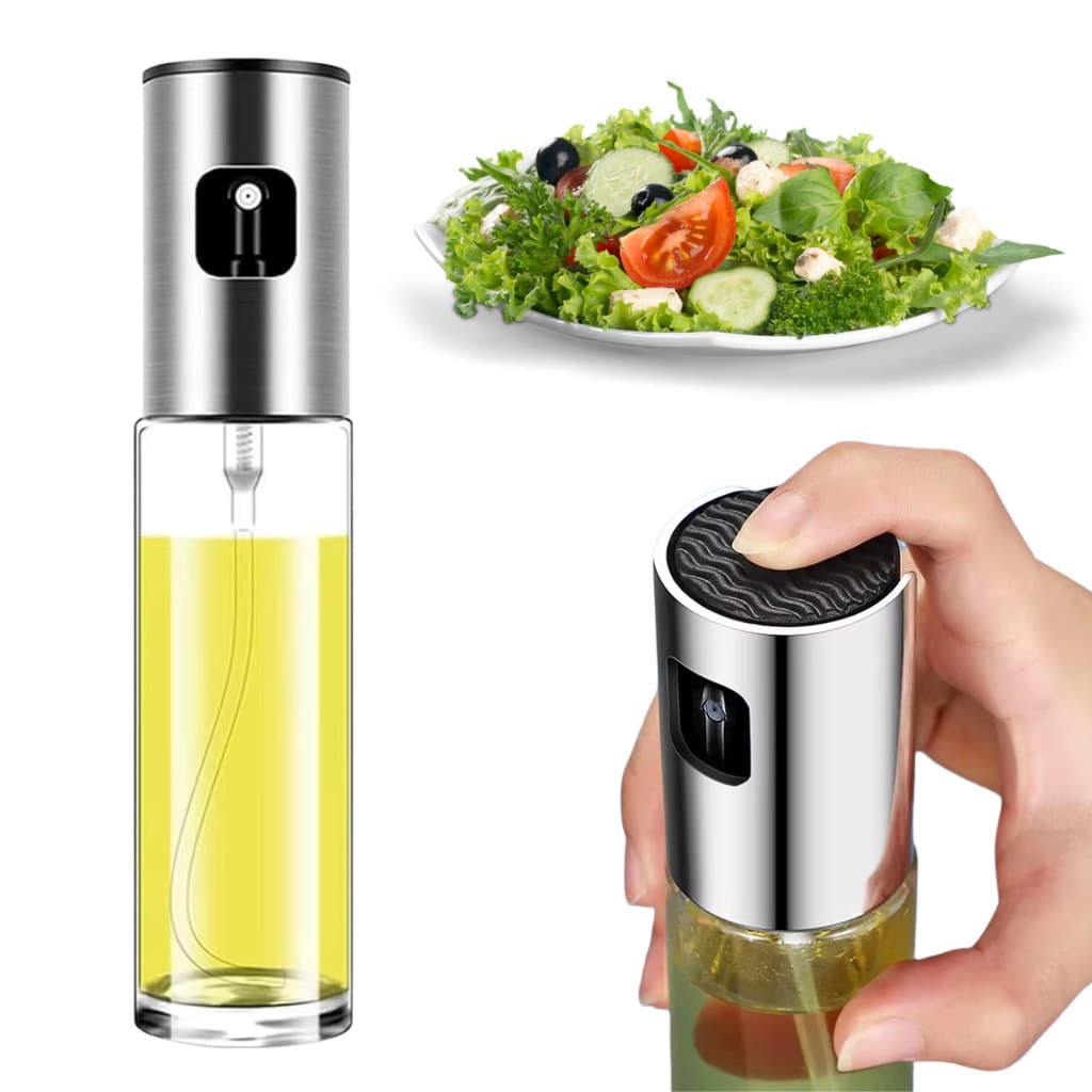 Spray Borrifador De Azeite 100ML De Vidro Vinagre Óleo Shoyo De Cozinha