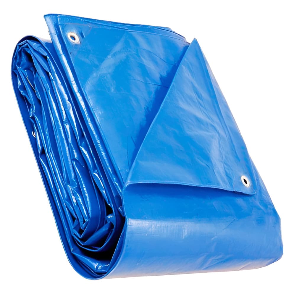 Lona 10x4 Camping Multiuso Impermeável Reforçada Encerada Azul Acampamento Caminhão Coberturas