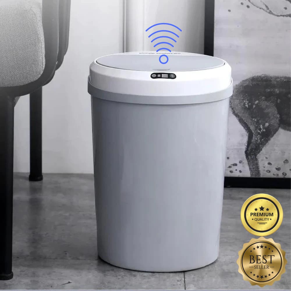 Lixeira Automática Inteligente 12L Sensor Movimento  Bateria Duradoura