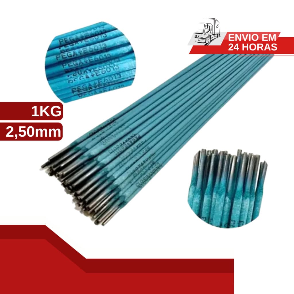 1kg Eletrodo Azul Revestido 6013 Azul de 2,5MM