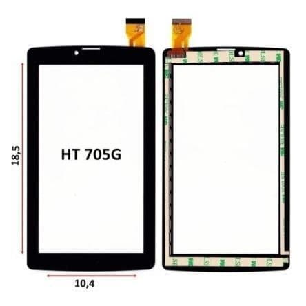 Tela Touch Para Tablet How Max HT-705G Padrão Gamex