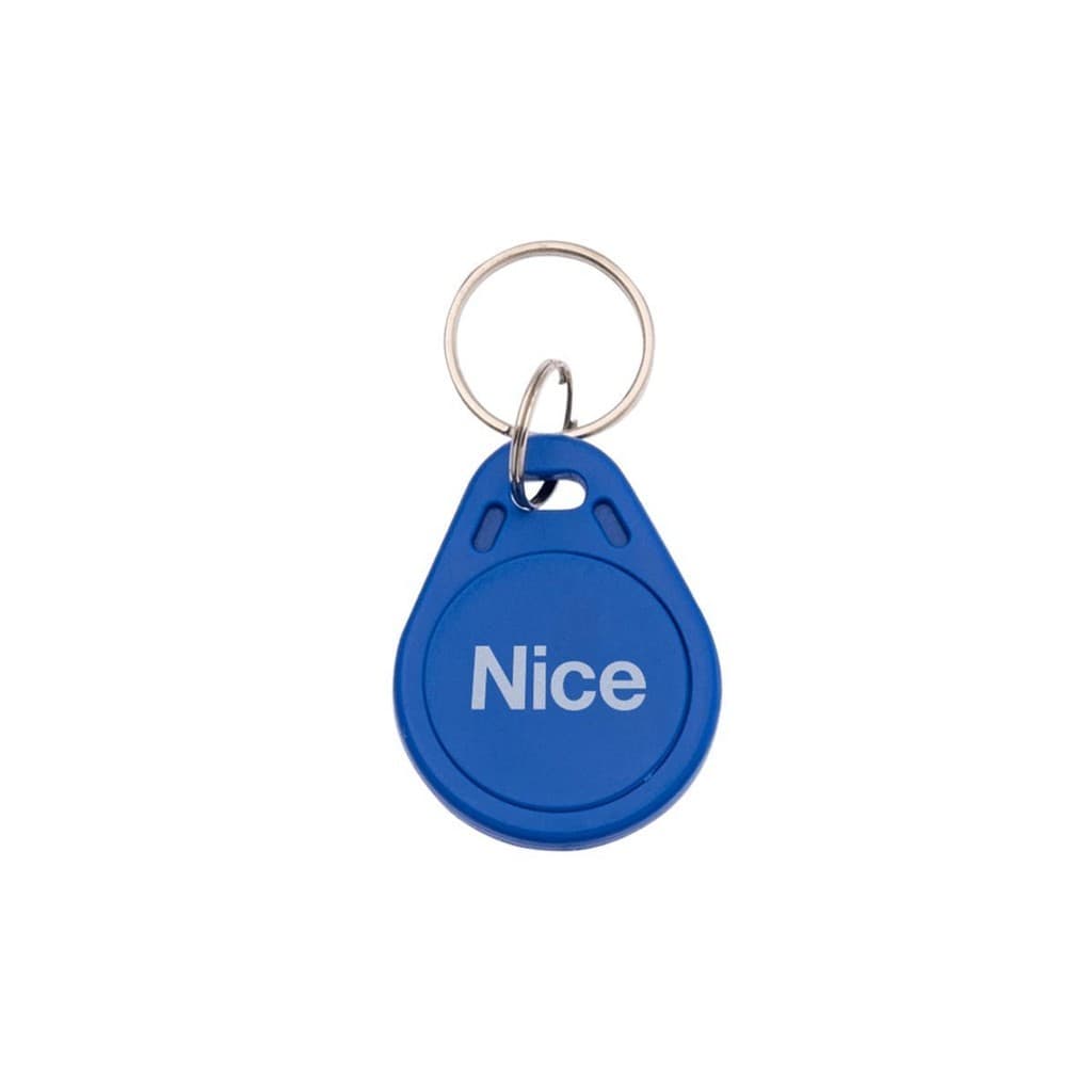 Chaveiro Tag Nice Linear HCS 125KHZ Azul Aproximação
