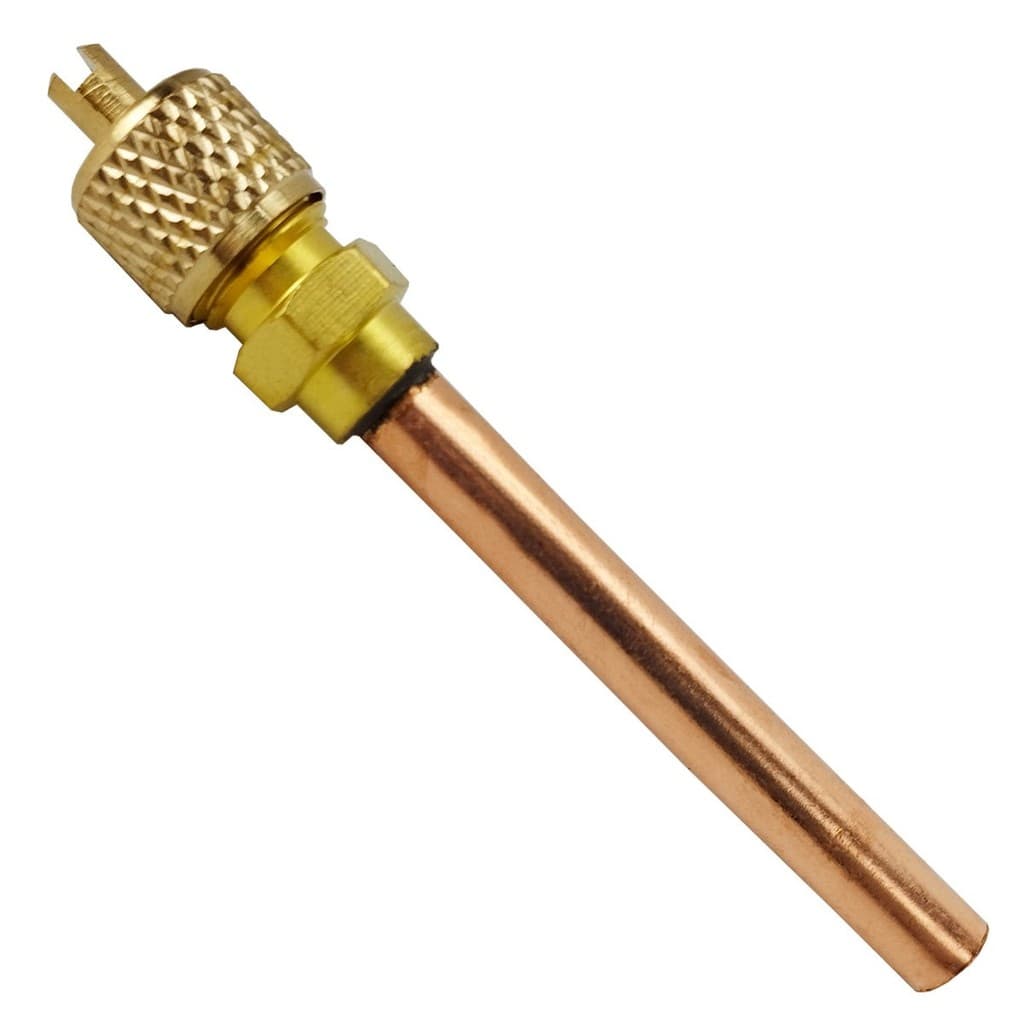 Válvula Schraeder Cobre 1/4" Para Refrigeração  20 unidades