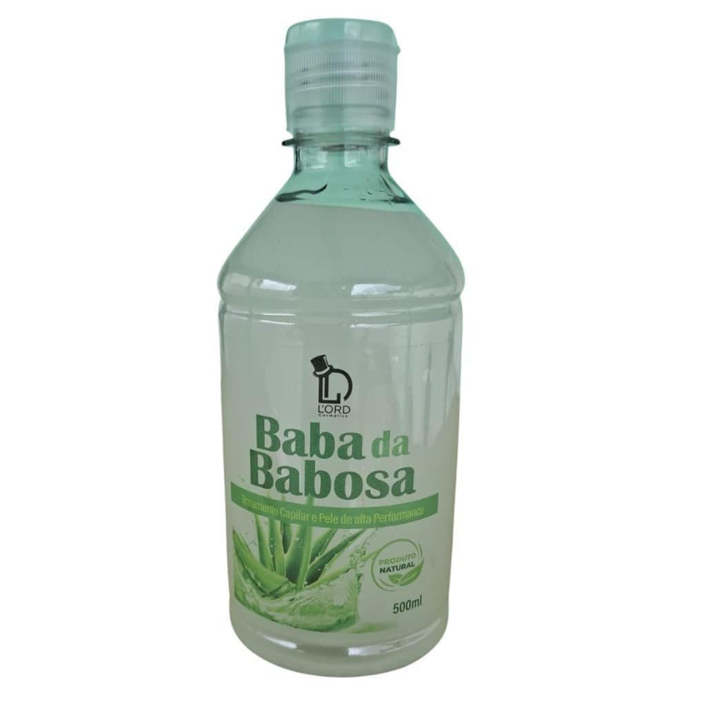 Baba da Babosa (Aloe Vera) - Tratamento cabelo e pele alta performance 500ml Lord Cosmeticos