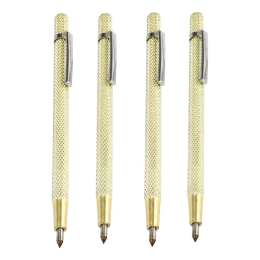 4 Unidades Riscador Tipo Caneta Ponta Metal Duro Videa 145mm