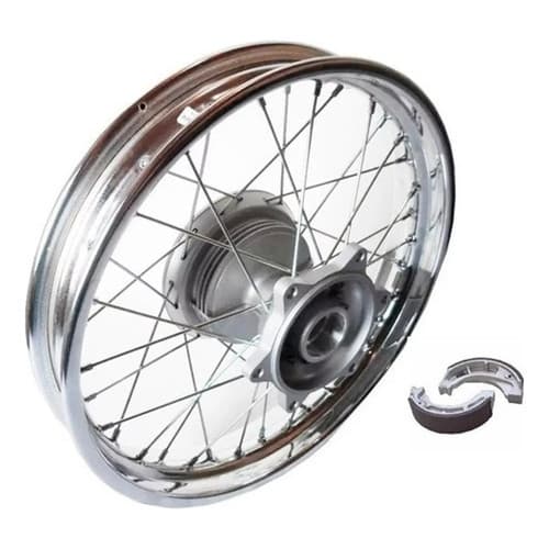 Roda Traseira Completa Nxr Bros 125 150 160 Freio A Tambor