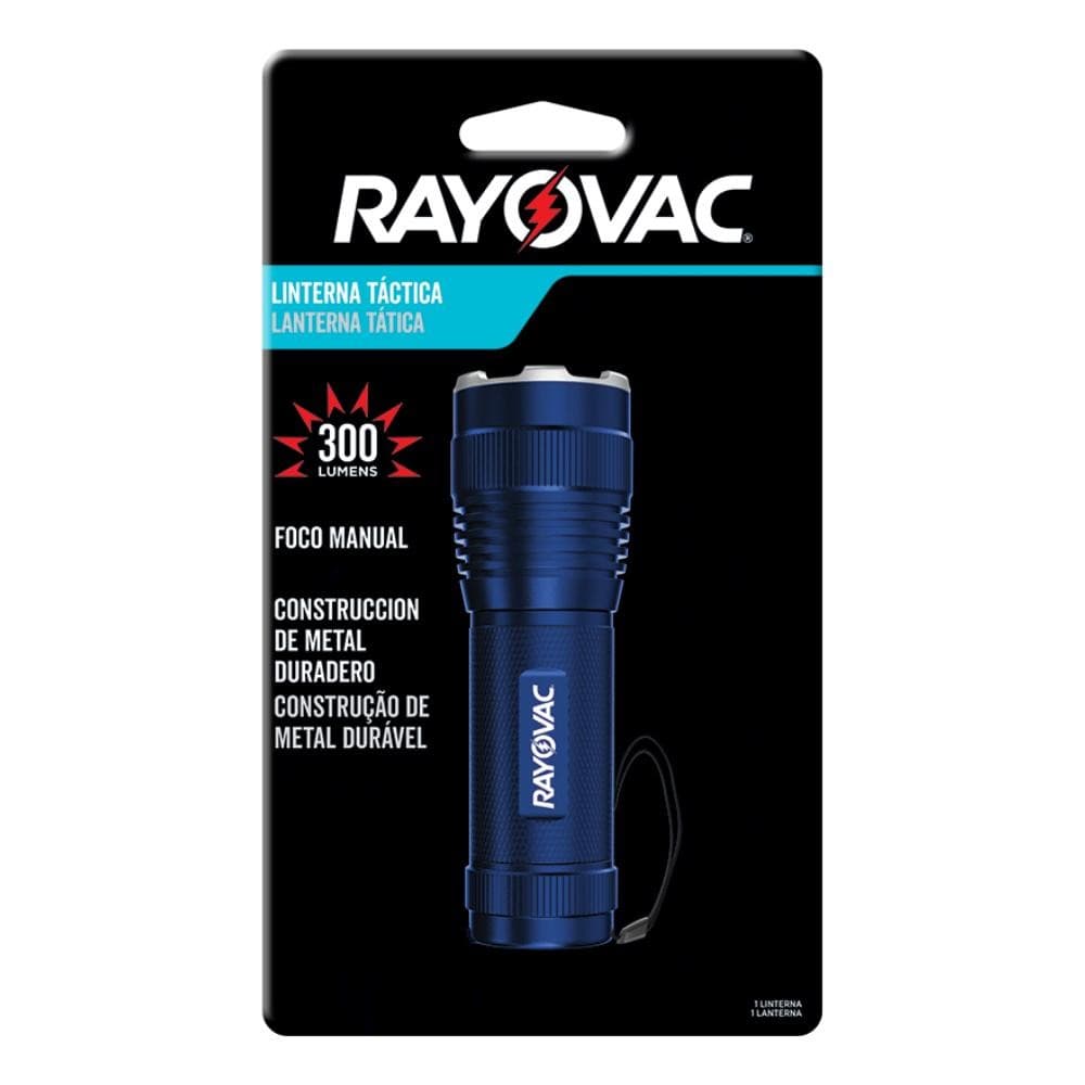 LANTERNA Rayovac Tática 300 Lúmens 3AAA