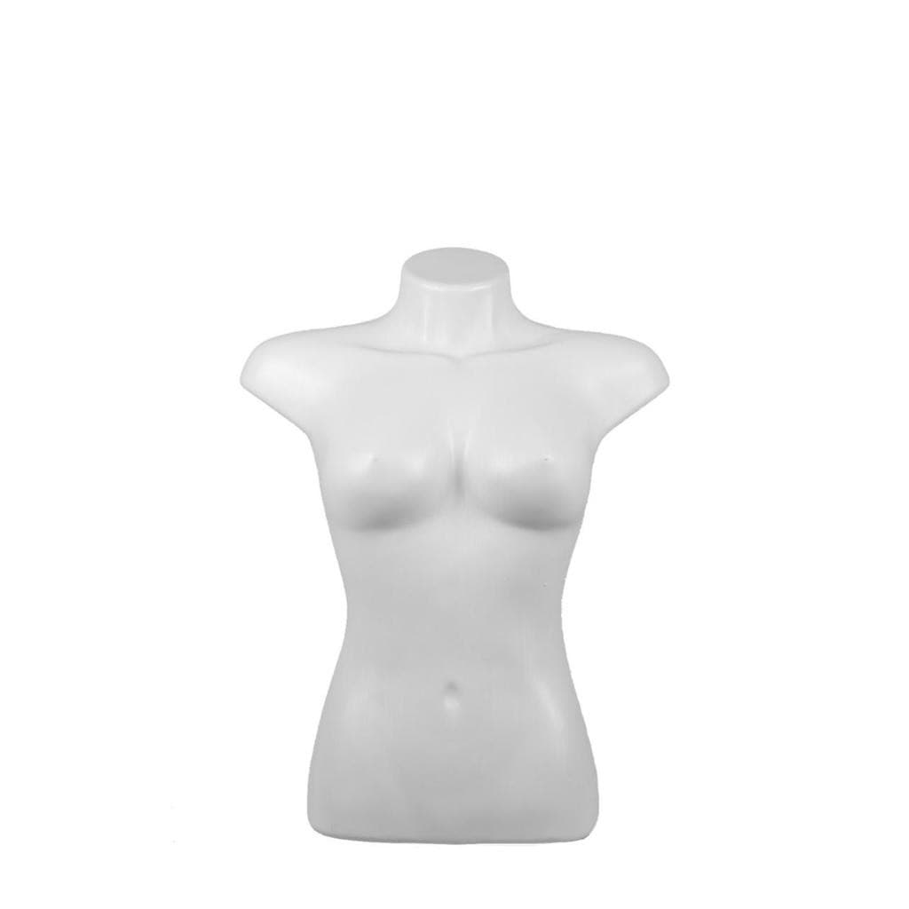 Busto Feminino Expositor Manequim Branco
