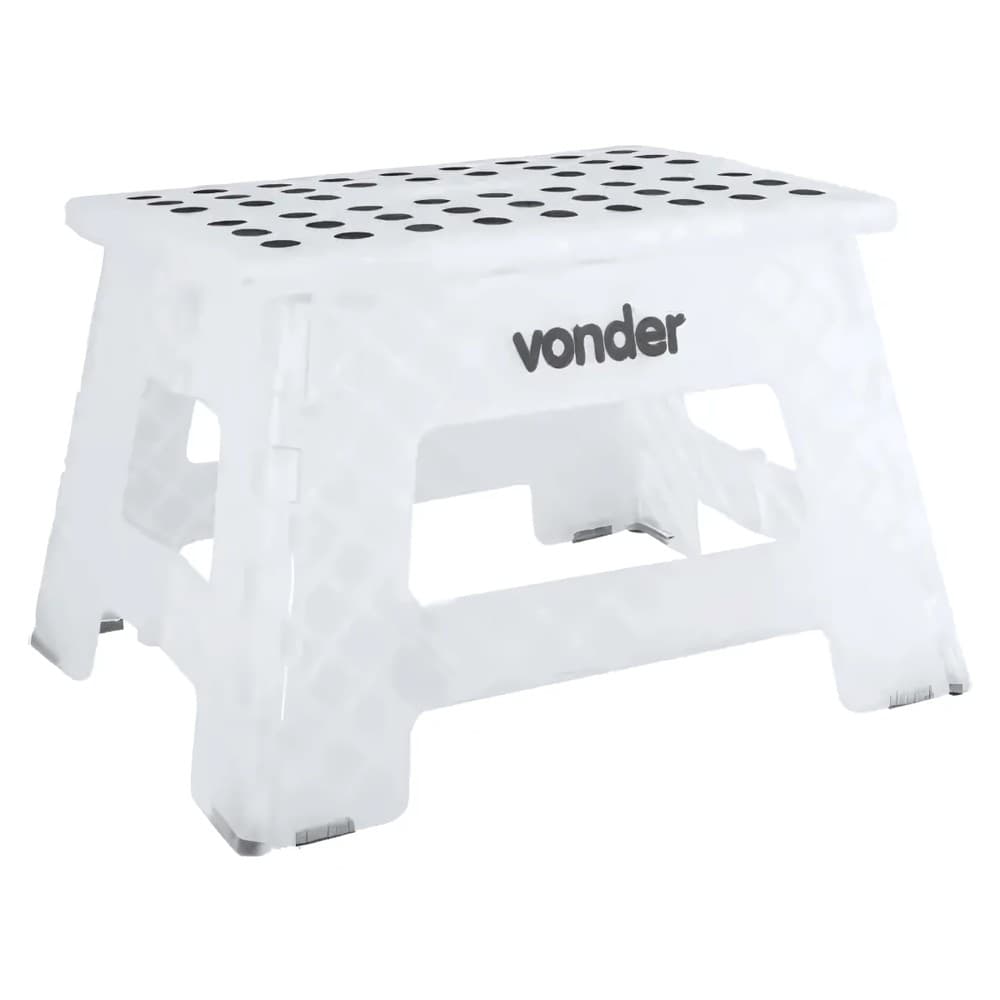 BANQUETA VONDER PLASTICA DOBRAVEL 220MM TRANSPARENTE