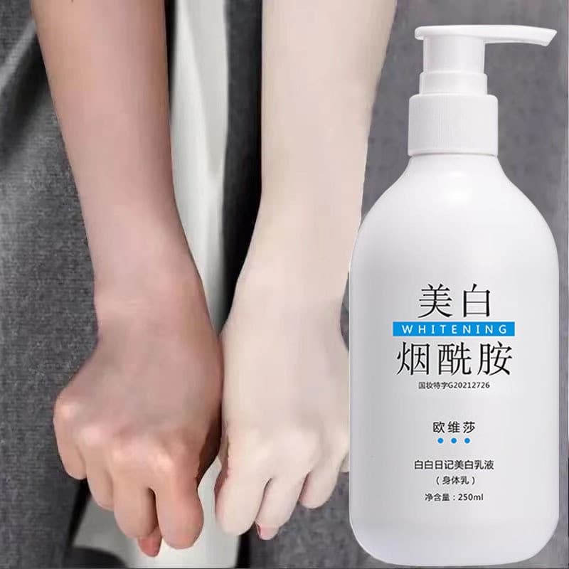 Loção Corporal Hidratante e Clareadora de Nicotinamida Ovissa, Refresca e Ilumina a Pele, Cuidado com a Melanina com 564