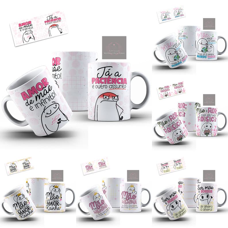 caneca personalizada flork mãe copo personalizado dia das mães canecas café xícara presente volume2