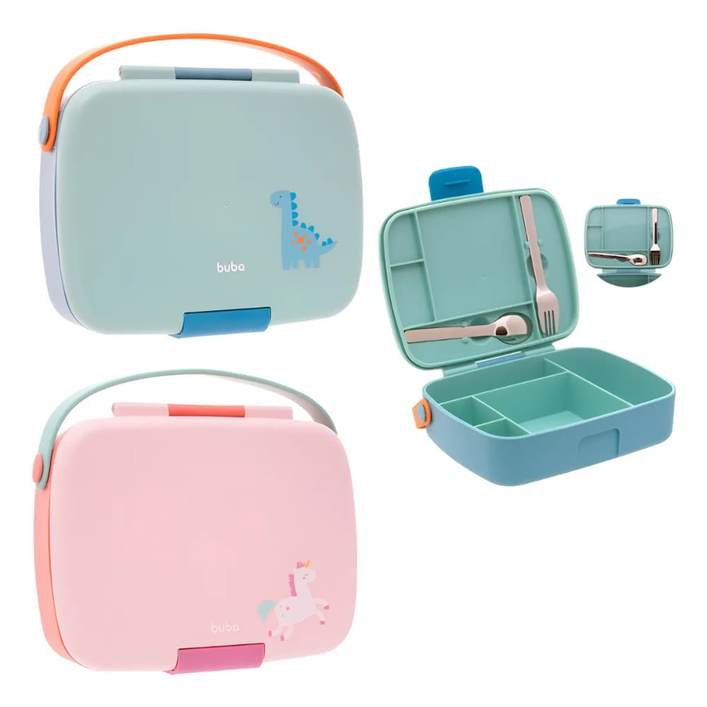 Lancheira Bento Box Com Talher Magic - Buba