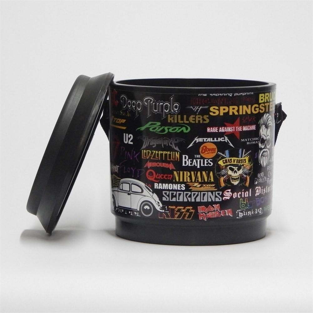 Cooler térmico 24 latas de 350ml com estampa bandas de rock