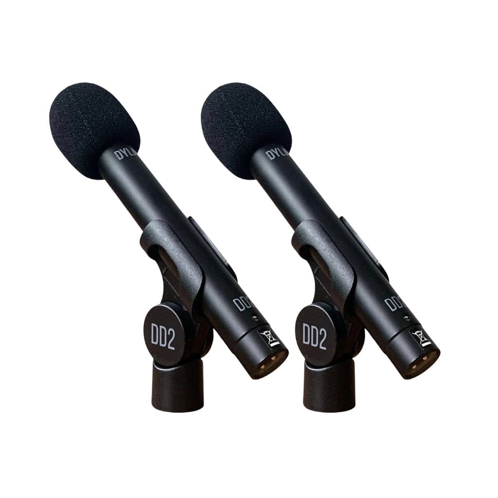 Kit 2 Microfone Condensador Phantom Supercardióide DD2 Dylan