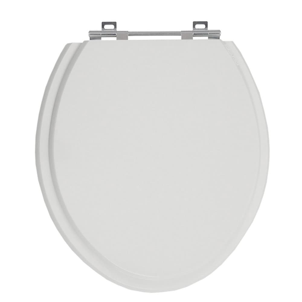 Assento Sanitário Universal para Vaso Oval Cinza Claro MDF