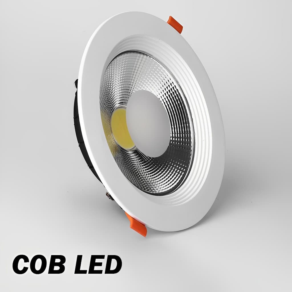Luminária Downlight Light COB LED Embutir Decoração Bivolt quartos e cozinhas residenciais