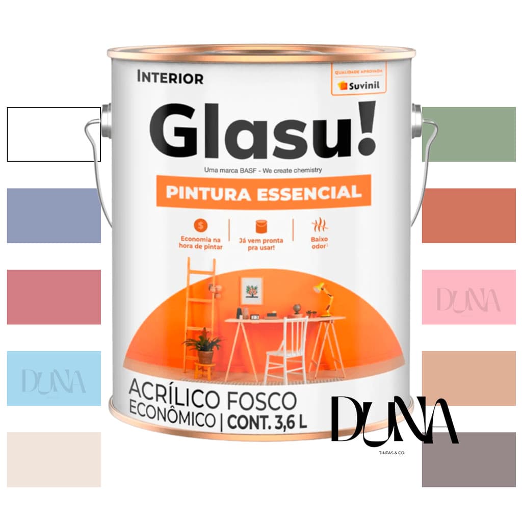 Tinta Antimofo Para Paredes e Tetos Glasu Suvinil 3,6L