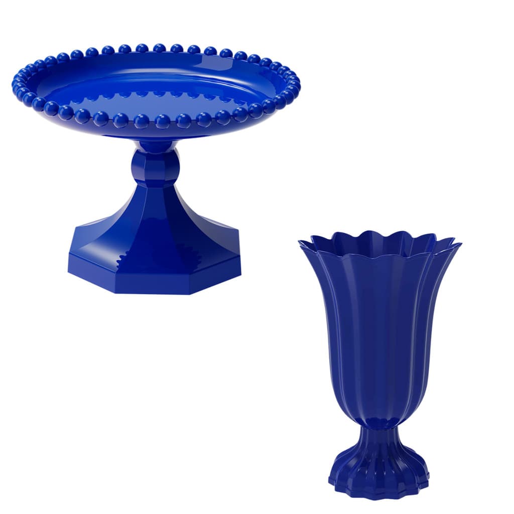 KIT 1 MINI BOLEIRA PEROLA + 1 VASO POPI MESA DE DOCES