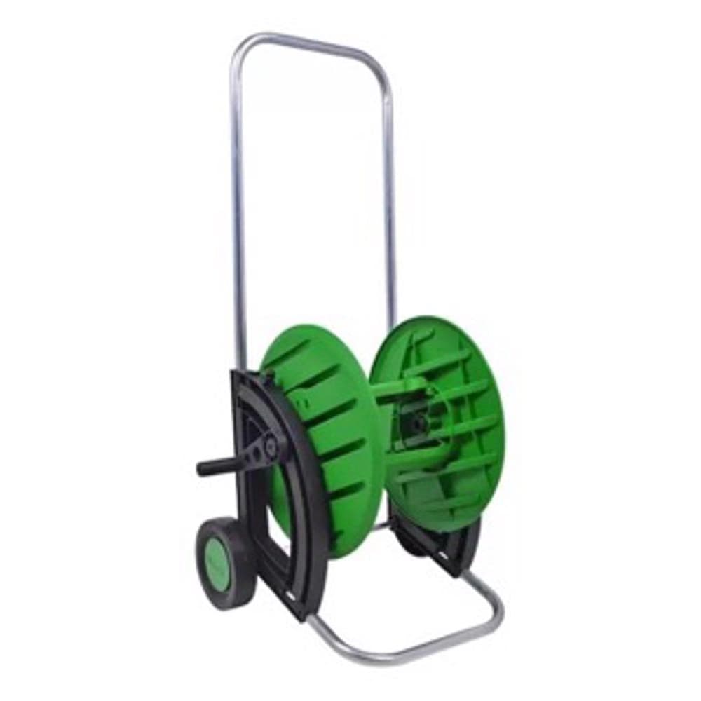 Suporte Enrolador Mangueira Jardim Com Carrinho Em-65 Trapp