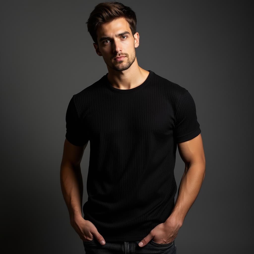 Camiseta Blusa Premium Canelada Lisa Slim Casual Estilo Americana Importada Academia Treino Verão