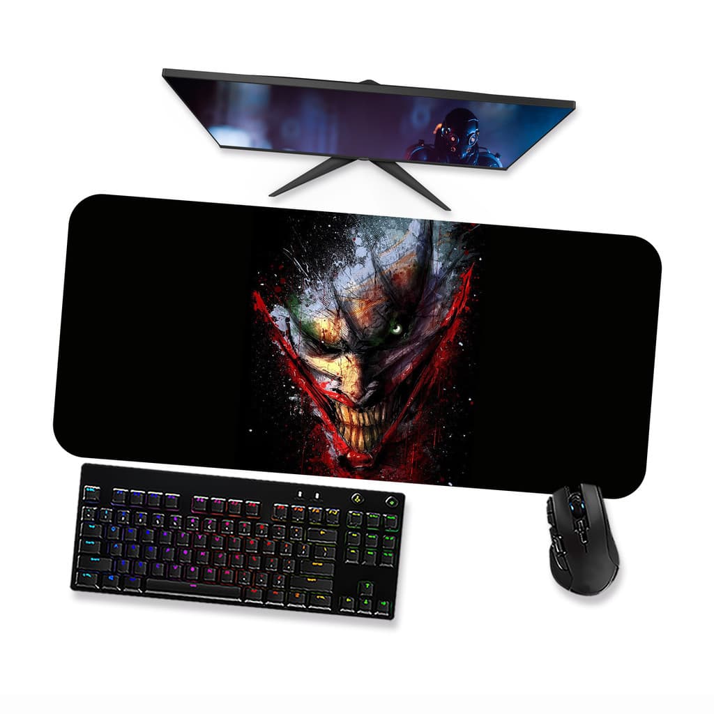 Mouse Pad Gamer Grande  CORINGA JOKER 7  90x40 80x40 60x40 70x30 45x40