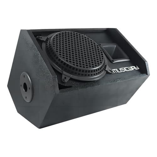 Caixa Acústica 10 Retorno De Palco Music Way 200w Rms Passiva