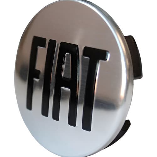 Jogo Calotinha Calota Roda Fiat Logo Cromado Rodas Originais 49mm