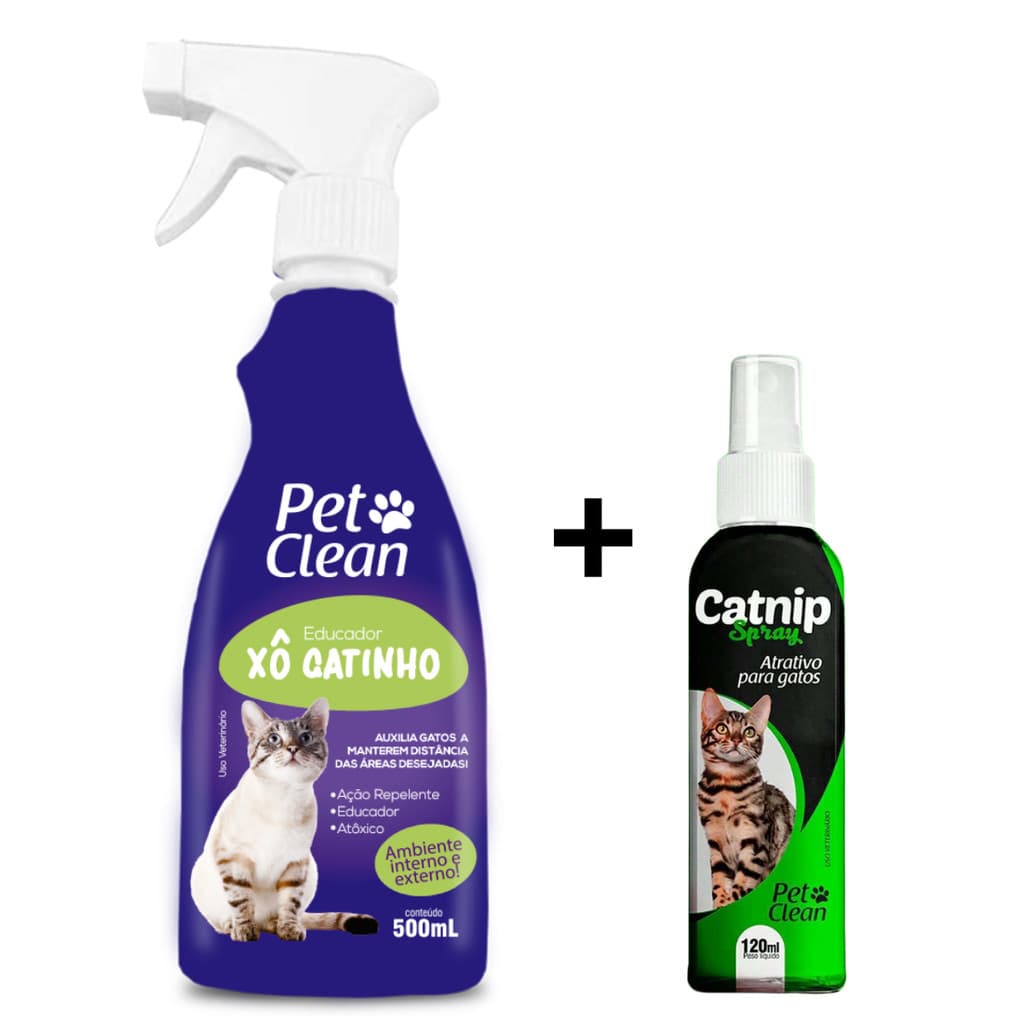 Kit Xô Gatinho + CatNip para Gato PetClean