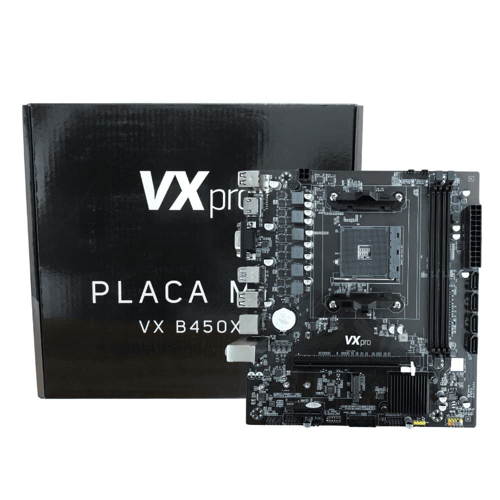 Placa Mãe Am4 B450 Vxb450Xg Vxpro