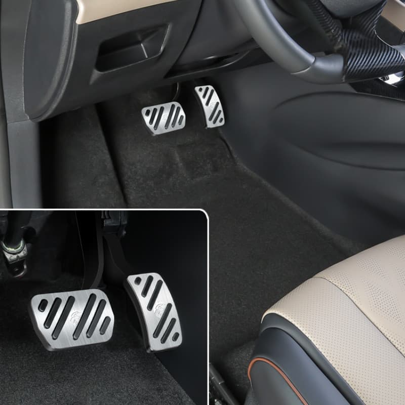 Biadi Dolphin Dolphin Acelerador Pedal Versão de Condução Inteligente Pedal de Freio de Liga de Alumínio Antiderrapante