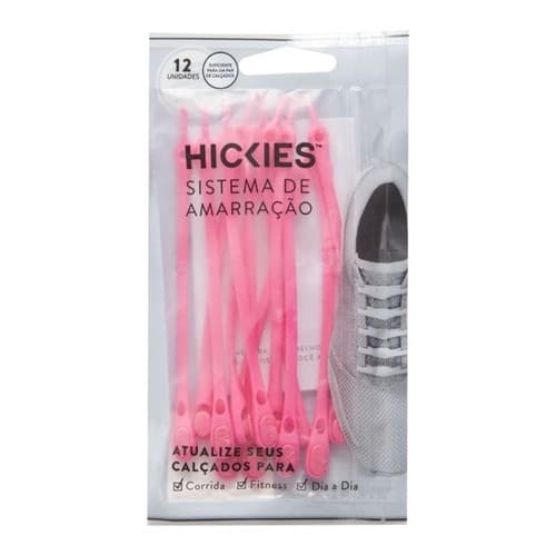 Cadarço De Silicone Elástico Kit Com 12pçs Hickies