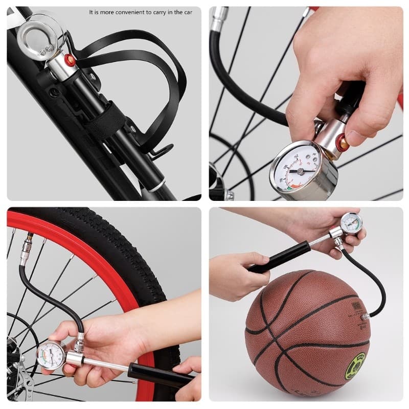 Pneu Bicicletas Para Mountain Bikes Manual 120PSI Bombas Ar