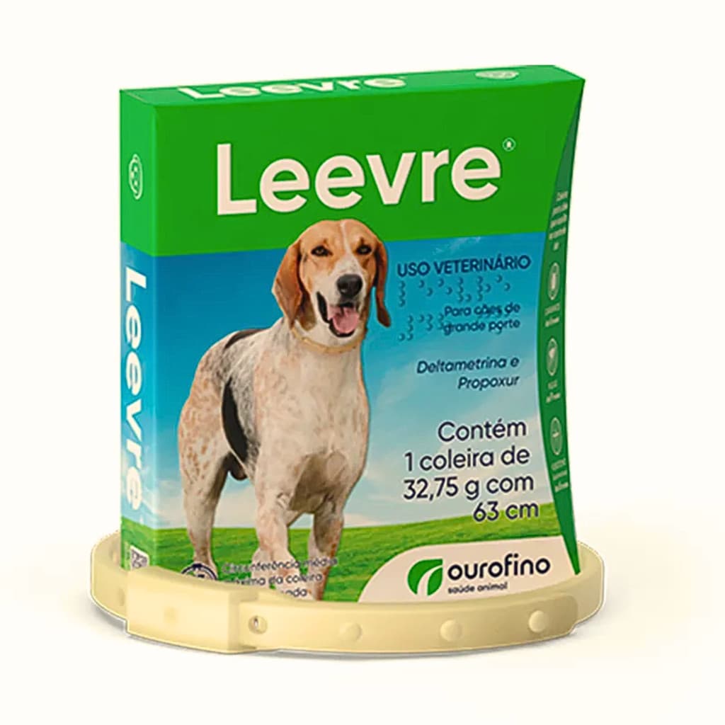 Coleira Antipulgas Leevre 32,75 g C/ 63 cm Ourofino