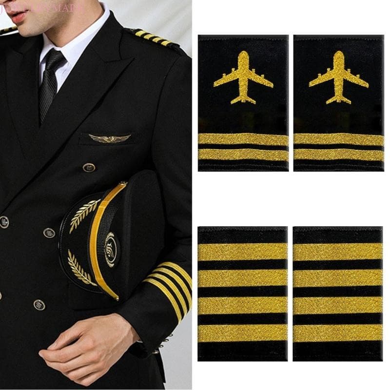Judeu Par Dragonas Piloto Profissionais , Uniforme Capitão , Aviação