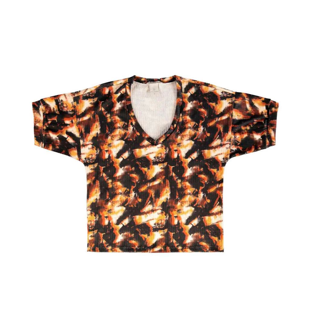 Blusa Feminina Malha Canelada Toque Moderno Lecimar