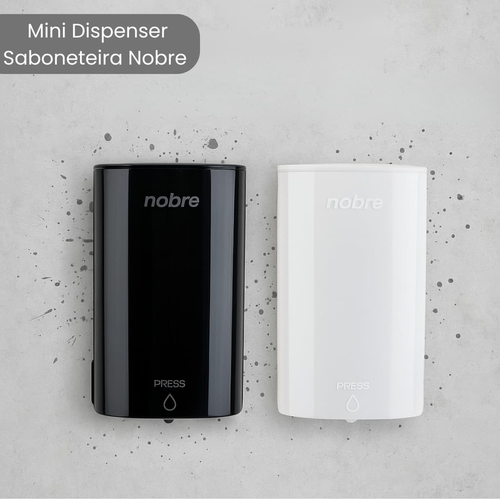 Mini Dispenser Para Sabonete Álcool ou Espuma  - Nobre