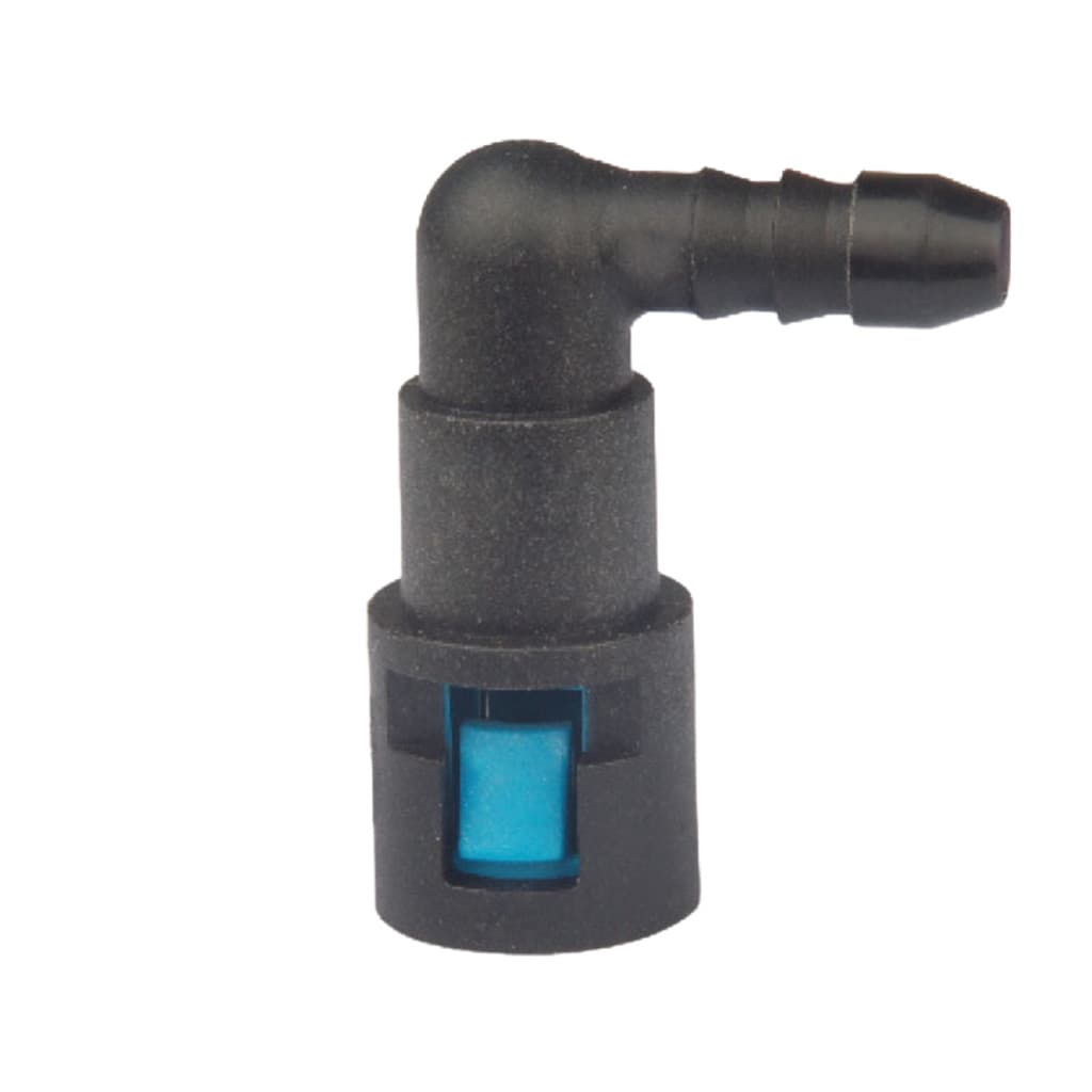 Conector Plug Quick Engate Rápido Pop Top 5/16 X 5/16 Curvo 90° Motor Universal