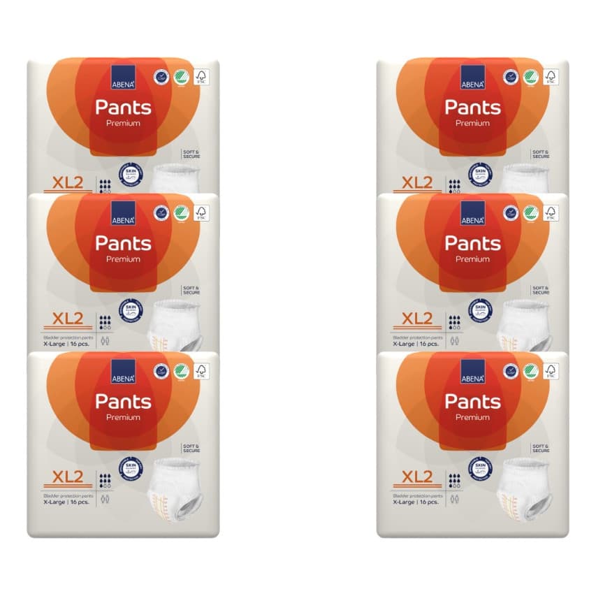 Fralda Roupa Íntima Abena Abri Flex Premium Xl2  (6 Pcts)
