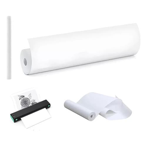 Papel Térmico A4 50 Folhas Impressora Térmica Bluetooth