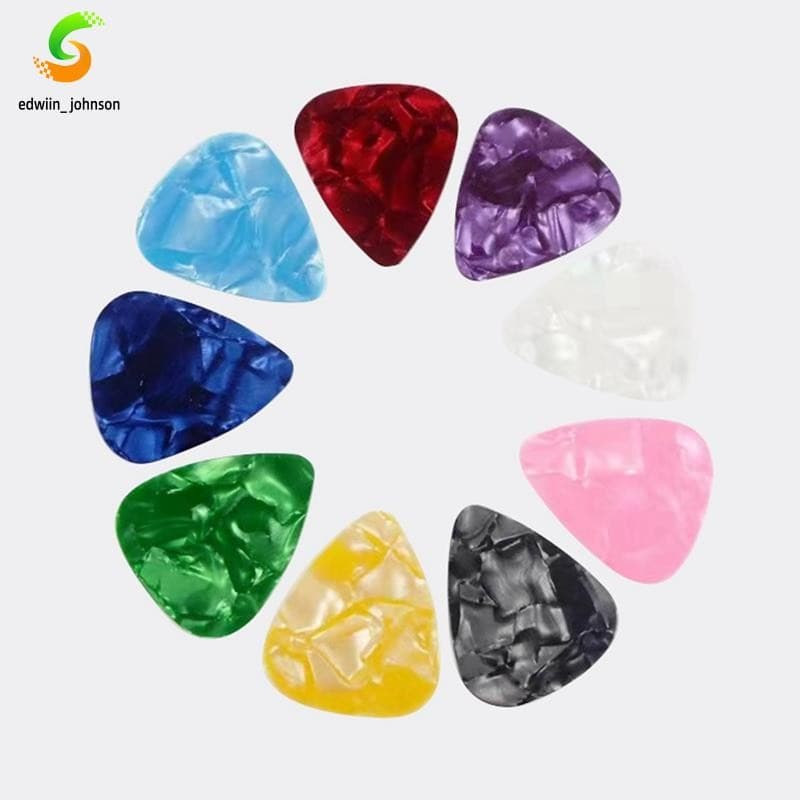 30 Peças Palhetas Para Guitarra Palheta Universal 0.46 0.71 0.96 Mm Colorida Sensação Confortável A