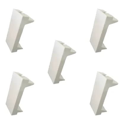 Kit 5 Módulos Cegos para Tomada Branco Novadigital